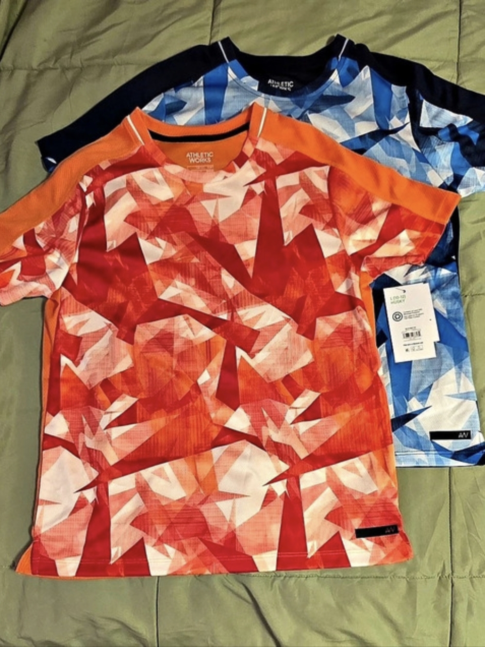 Athletic Works Husky Boys' Print Performance Tee Set